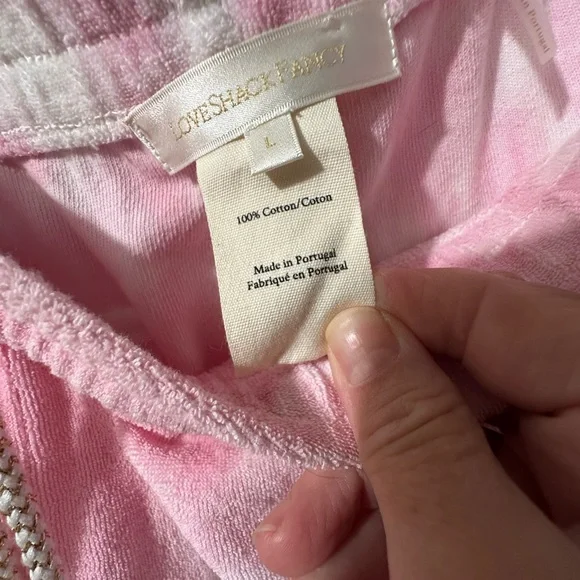 LOVESHACKFANCY tie dye sweats BNOT. Adorable and cozy. Size L - Picture 6 of 6